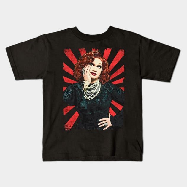 Bray Wyatt Wrestling Vintage Fan Art Kids T-Shirt by Sakonipopart